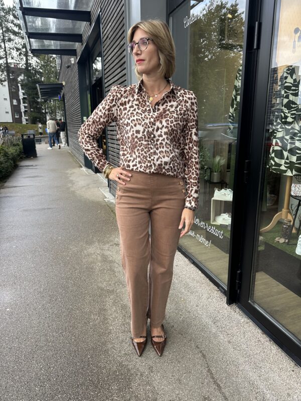 JEANS PONT TAUPE – Image 2