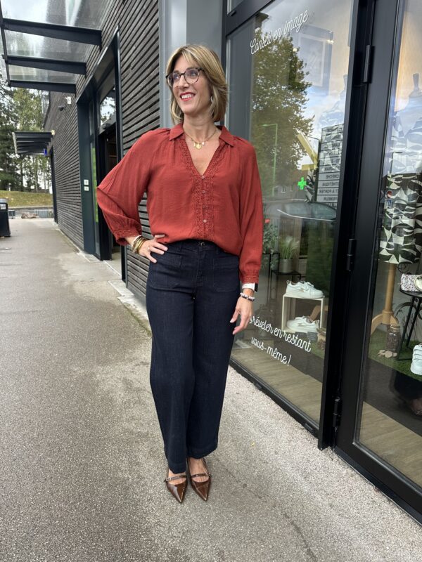 BLOUSE TERRACOTTA – Image 2