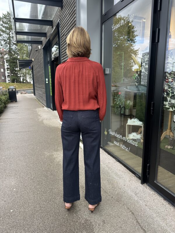 JEANS DROIT BLEU BRUT – Image 3