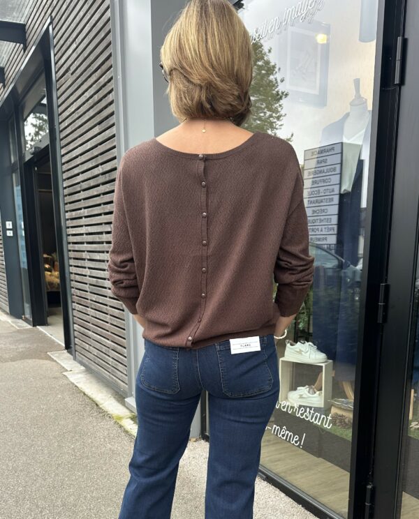 PULL REVERSIBLE CHOCOLAT – Image 3