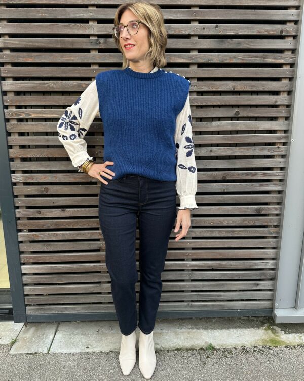 JEANS MOM BLEU DENIM – Image 2