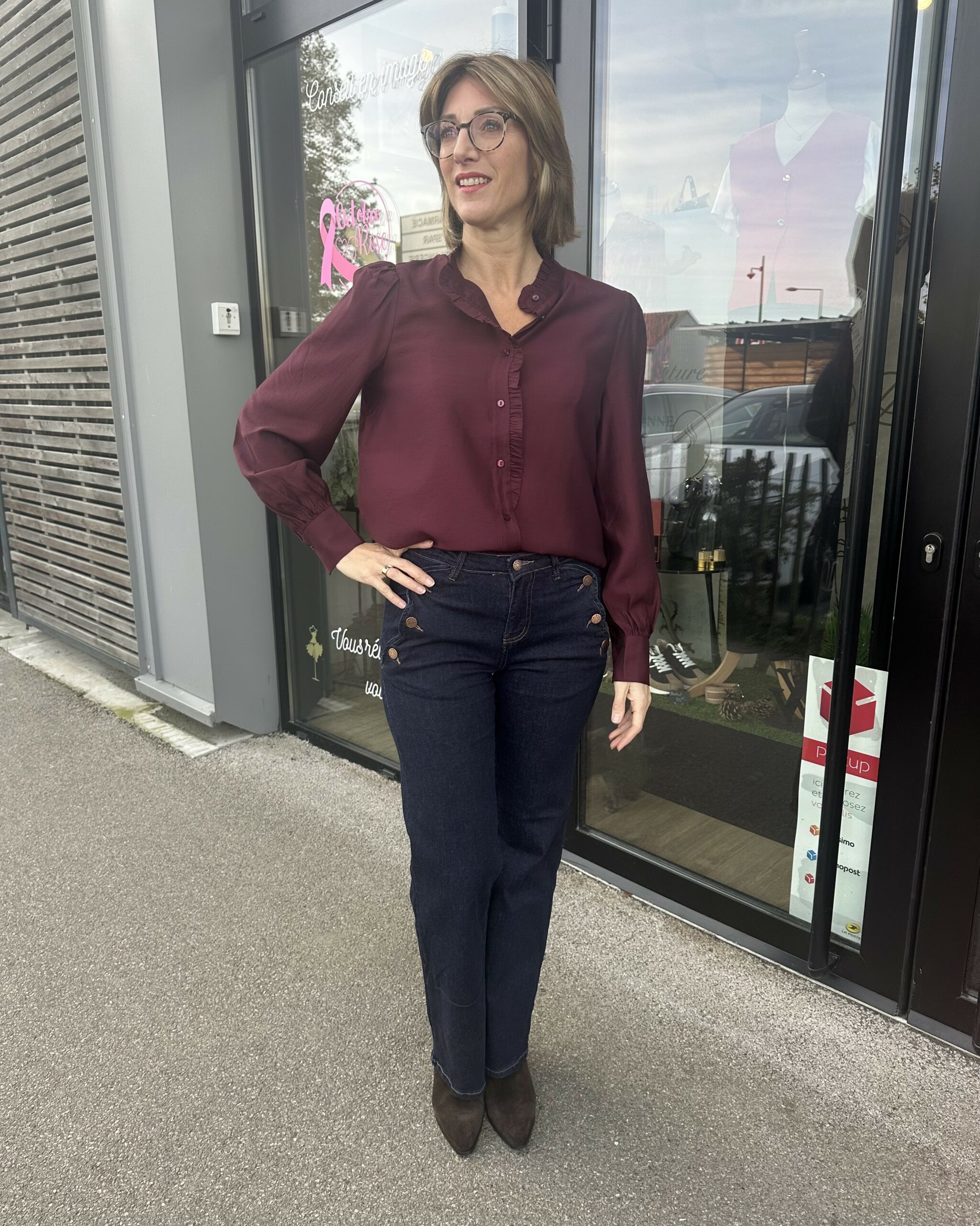 JEAN WIDE LEG BRUT – Image 2