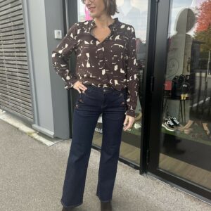 blouse chocolat