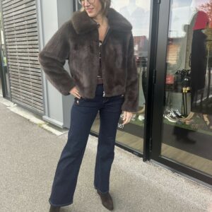 MANTEAU FOURRURE femme élégant