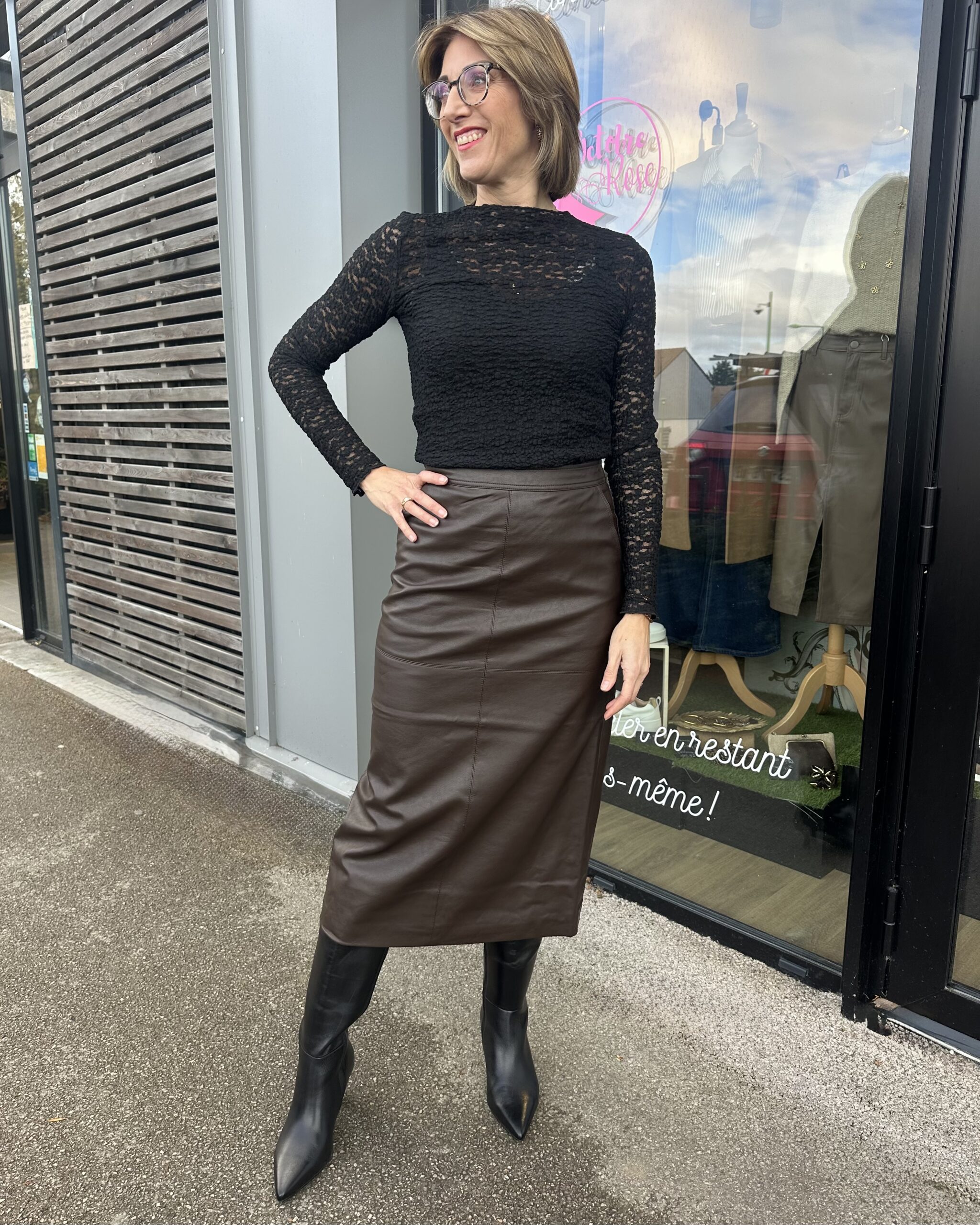 TOP DENTELLE NOIR – Image 2