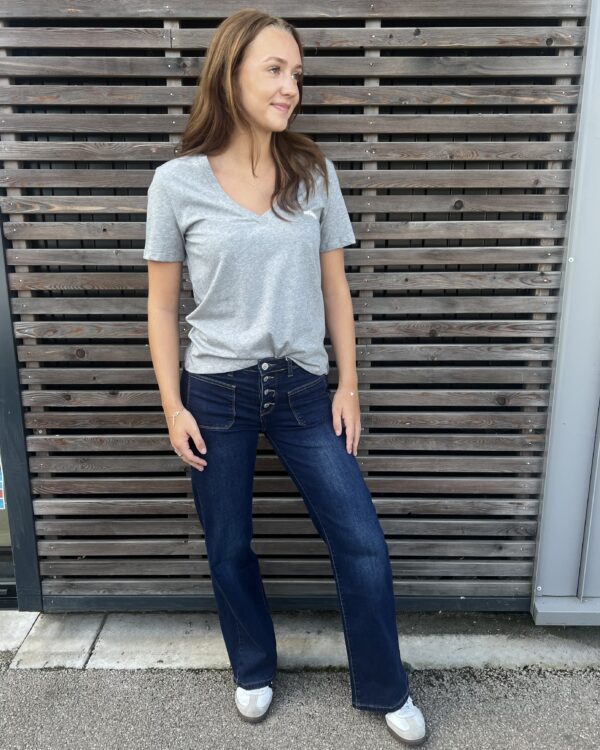 TEE SHIRT GRIS BISOUS – Image 2