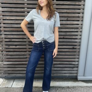 tee shirt gris bisous