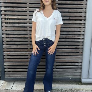 tee shirt blanc bisous