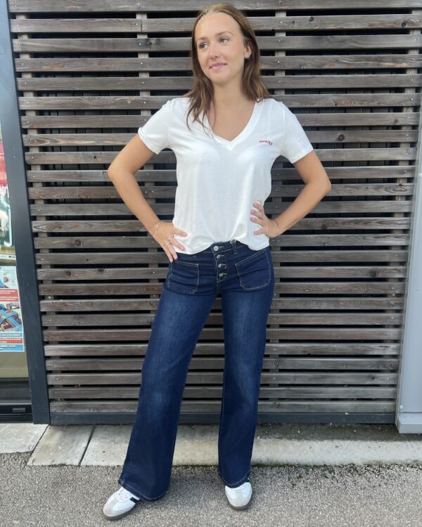 TEE SHIRT BLANC BISOUS – Image 2