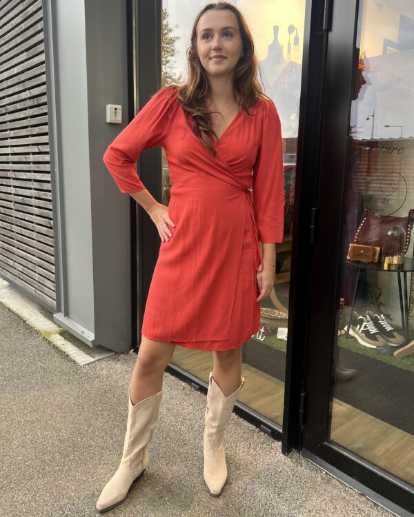 ROBE COURTE TERRACOTTA