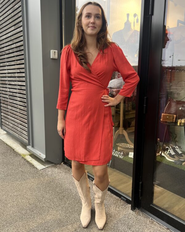 ROBE COURTE TERRACOTTA – Image 3