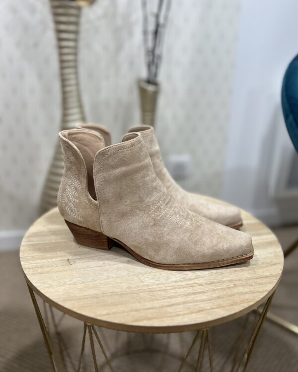 BOTTINE BEIGE PETIT TALON