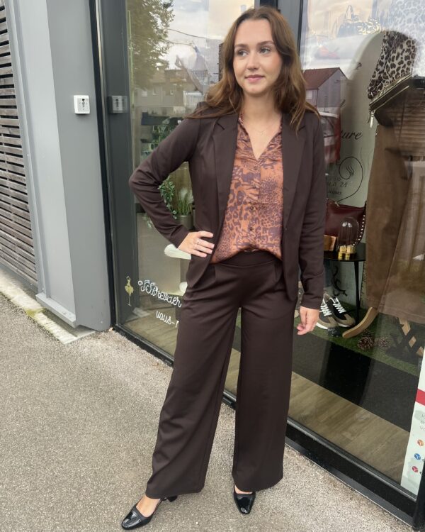 VESTE BLAZER MARRON