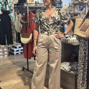 PANTALON TAILLEUR BEIGE