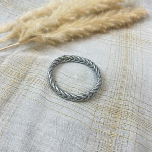 JONC TRESSE ARGENTÉ L
